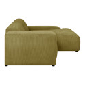 Corner sofa LEHTE right corner, green