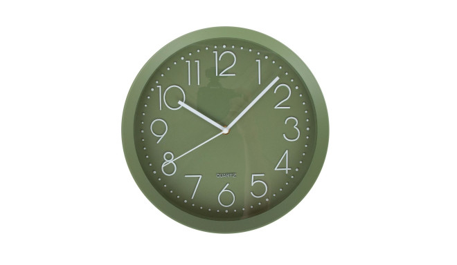 Wall clock HOLLY D30cm, green