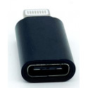 Maxlife adapter USB-C - Lightning, black