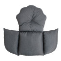 Cushion for hanging chair DROPLET, dark grey