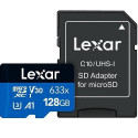 MEMORY MICRO SDXC 128GB UHS-I/W/ADAPTER LSDMI128BB633A LEXAR