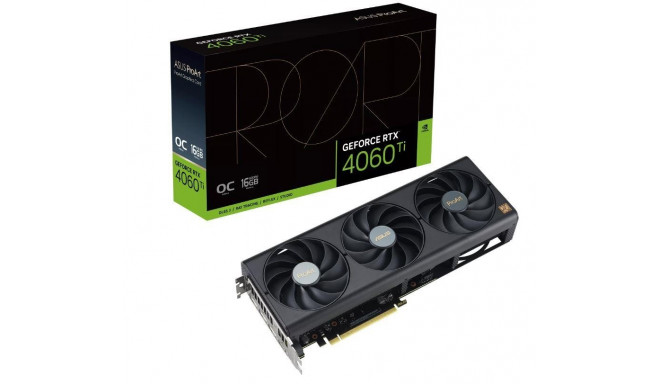  graphics card Asus NVIDIA GeForce RTX 4060 Ti 16GB GDDR6 128bit PCIE 4.0 16x 1xHDMI 3xDisplayPort