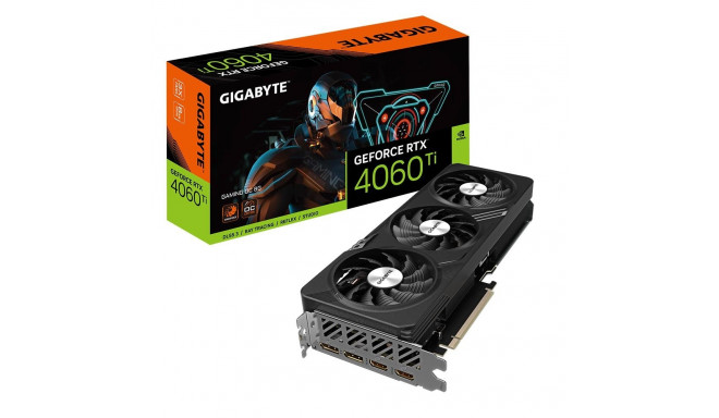 Gigabyte videokaart NVIDIA GeForce RTX 4060 Ti 8GB GDDR6 128bit PCIE 4.0 16x 2xHDMI 2xDisplayPo