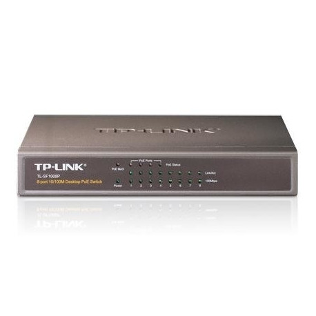 Switch|TP-LINK|8x10Base-T / 100Base-TX|TL-SF1008P