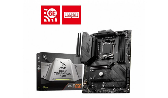 Mainboard|MSI|AMD B650|SAM5|ATX|Memory DDR5|Memory slots 4|1xPCI-Express 1x|2xPCI-Express 16x|3xM.2|