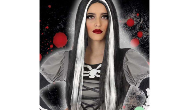 Halloween Wig 118189 (60 cm) White Black Green - Green