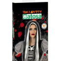 Halloween Wig 118189 (60 cm) White Black Green - Green