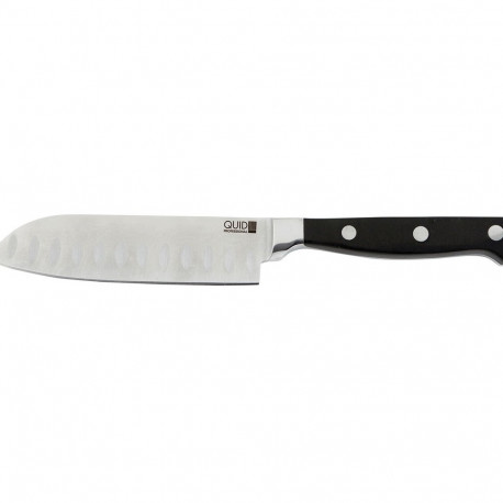 Santoku Nuga Quid Professional Inox Chef Black Must Metall (13 cm) (Pack 10x)