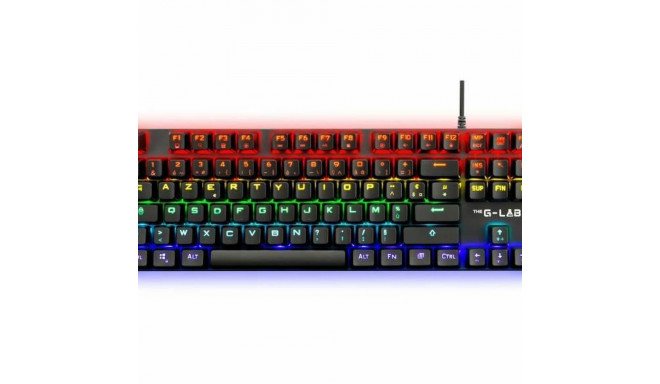 Gaming Keyboard The G-Lab Mercury AZERTY French Black