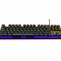Spēļu Klaviatūra The G-Lab Mercury AZERTY Francūzis Melns