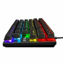 Spēļu Klaviatūra The G-Lab Mercury AZERTY Francūzis Melns