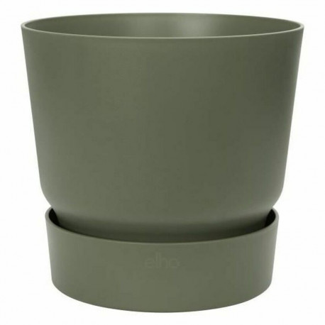 Plant pot Elho Greenville Circular Green Plastic (Ø 29,5 x 27,8 cm)