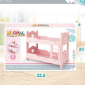 Bunk bed Woomax Pink 4 Units 31 x 26 x 16 cm