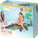 Inflatable pool figure Intex Crocodile 86 x 20 x 170 cm (6 Units)