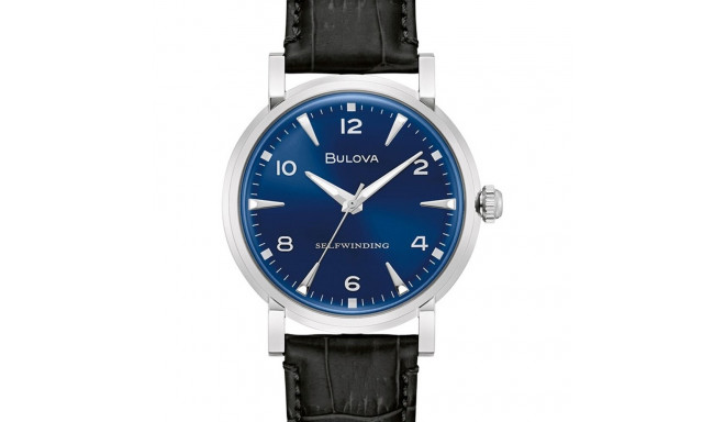 Meeste Kell Bulova 96A242 Must (Ø 40 mm)