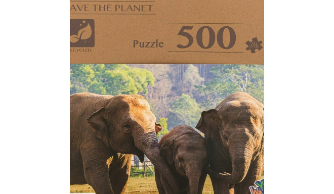 Pusle Colorbaby Elephant 500 Tükid, osad 6 Ühikut 61 x 46 x 0,1 cm