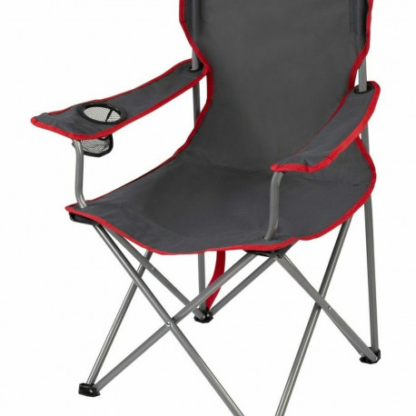 Foldable Camping Chair Aktive Dark grey 45 x 82 x 47 cm (4 Units)