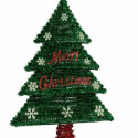 Christmas bauble Pendant Christmas Tree Tinsel LED Light Red Green polypropylene PET 44 x 58,8 x 7 c