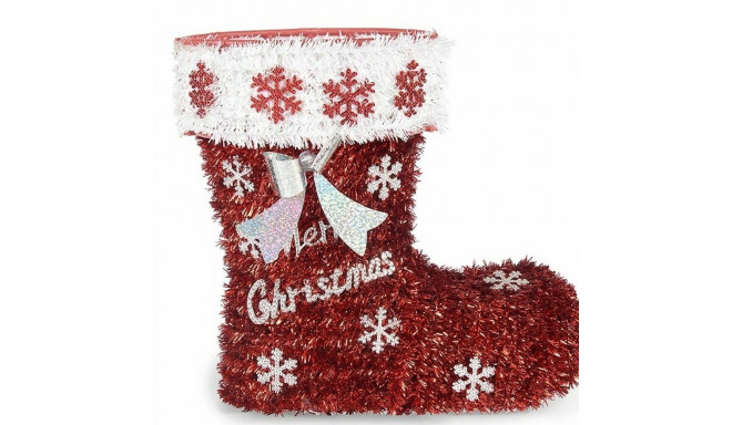 Christmas Stocking Krist+ 19CD068 19CD068 polypropylene PET Boot Tinsel