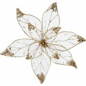 Decorative Flower Golden Plastic 25 x 25 x 7 cm (12 Units)