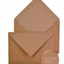 Envelopes Michel kraft paper 16 x 22 cm Brown 25 Pieces