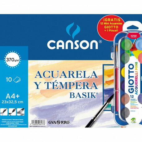 Joonistusplokk Canson Basik 23 x 32,5 cm A4+ (10 Ühikut)