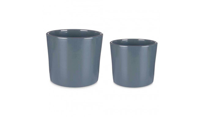 Pottide komplekt Ibergarden CILINDRO-22-27-A CILINDRO-22-27-A Antratsiithall Savi Ø 22 cm Ø 27 cm 22