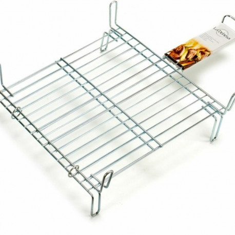Grill Double 40 x 40 cm Zinc-plated steel (5 Units)