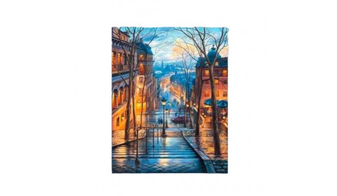 Paint by Numbers Set Alex Bog Stairs Down of Montmatre Paris 40 x 50 cm