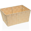 Basket Versa Beige Textile 20 x 15 x 30 cm