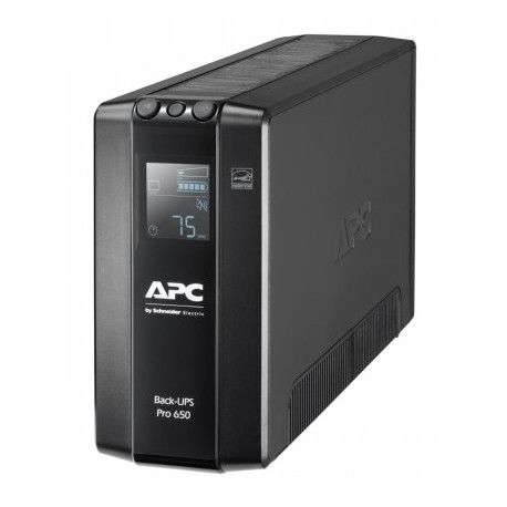 APC BACK UPS PRO BR 650VA, 6 OUTLETS, AVR, LCD INTERFACE