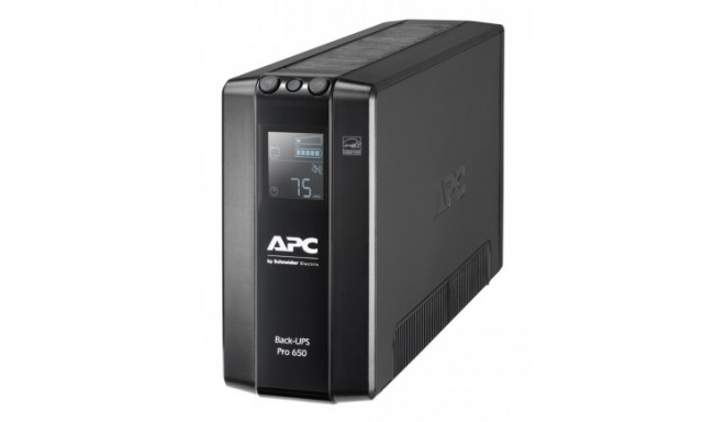 APC BACK UPS PRO BR 650VA, 6 OUTLETS, AVR, LCD INTERFACE