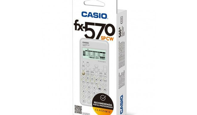 Teaduskalkulaator Casio Valge
