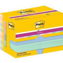 Kleepuvad Märkmepaberid Post-it Super Sticky Mitmevärviline 12 Tükid, osad 47,6 x 47,6 mm (2 Ühikut)