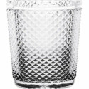 Glass Diamond Transparent Anthracite Glass 300 ml (6 Units)