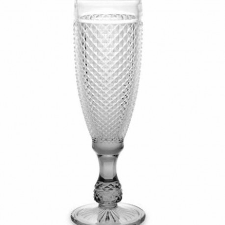 Champagne glass Vivalto PR-00719B/BHA6 SMOKE PR-00719B/BHA6 SMOKE Transparent Anthracite Glass 185 m