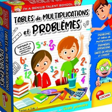 Hariv mäng kolm ühes Lisciani Giochi Multiplications et problèmes