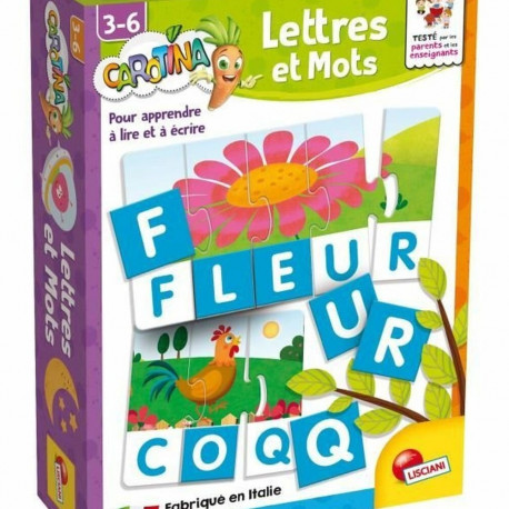 Educational Game Lisciani Giochi Lettres et Mots