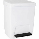 Waste bin with pedal 23 L White