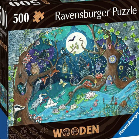 Puzzle Ravensburger 17516 Fantasy Forest Wood 500 Pieces