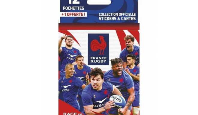 Kogumiskaartide pakk Panini France Rugby 12 Ümbrikud