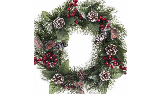 Advent wreathe White Red Green Natural PVC 40 cm