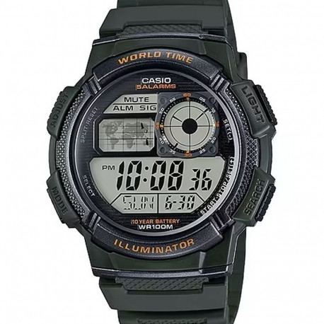 Men's Watch Casio WORLD TIME ILLUMINATOR (Ø 43 mm)