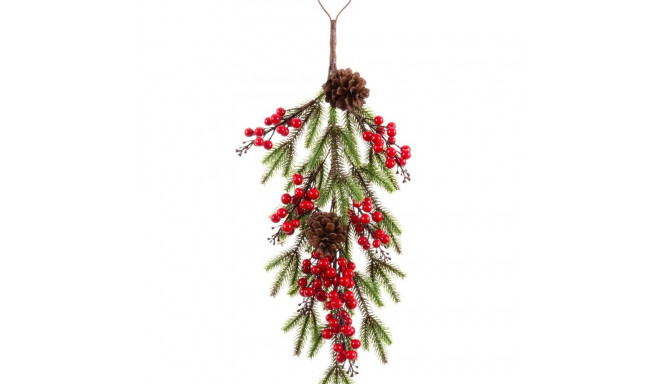 Door Hanger Christmas Red Multicolour Plastic Foam 60 cm