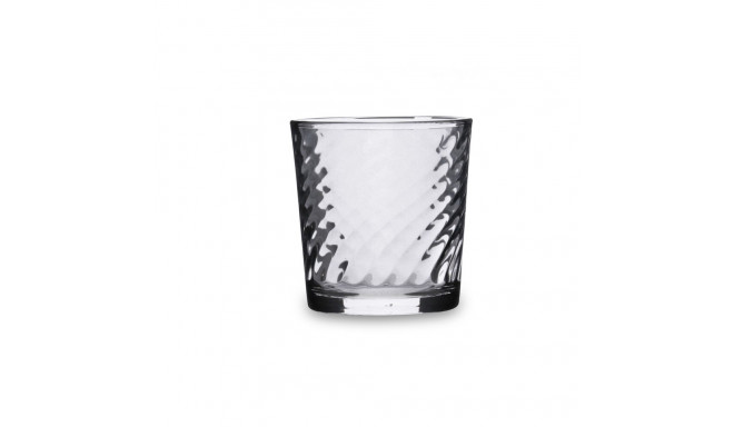 Set of glasses Quid Twist Transparent Glass 260 ml (6 Units)