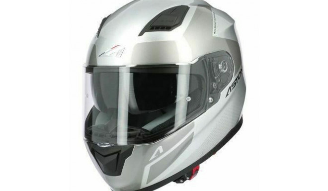 Pilna ķivere Astone Helmets GT900 Sudrabains - L