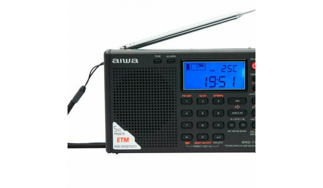 modinātājs Aiwa PLL DSP FM stereo tuner / SW / MW / LW