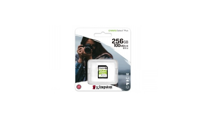 KINGSTON 256GB SDHC SELECT 100R CL 10 UHS-I