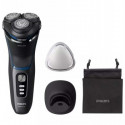 PHILIPS SHAVER 3000 SERIES RECHARGEABLE SHAVER 5D WETDRY DOCK BAG CAP