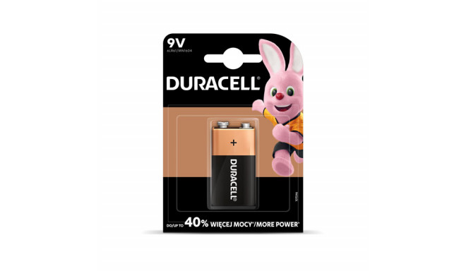 Patarei Duracell 9V, 6LR61, 1 tk/pk korona